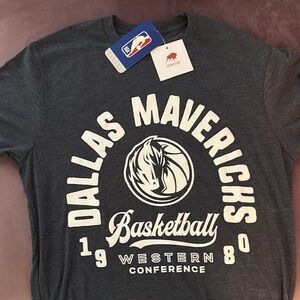 Gray Dallas Mavericks Short Sleeve Tee